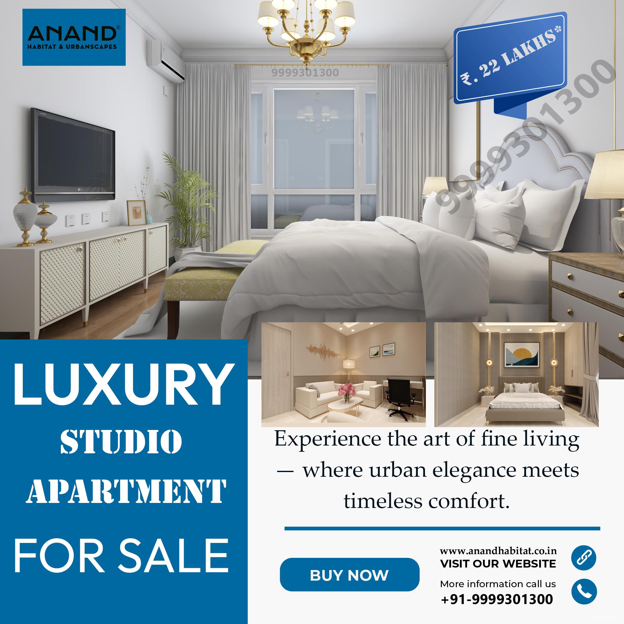 Service Apartment for sale in AN Anand Habitat Sahibabad Depot