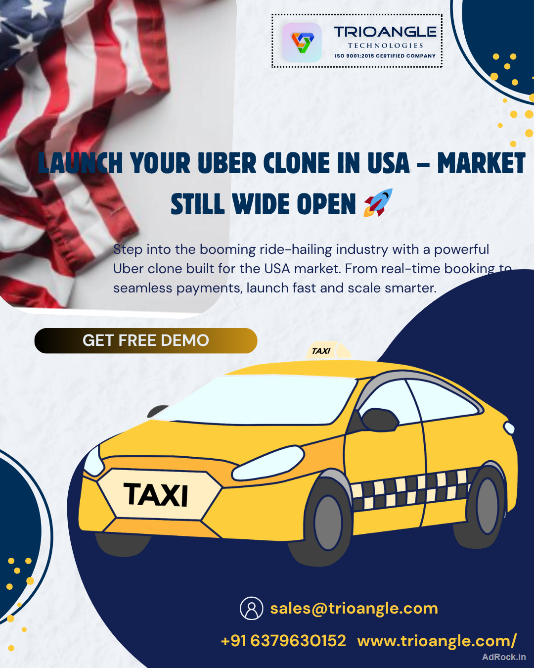 Trioangle Uber Clone — The Fastest Way to Enter the Ride-Hailing Market