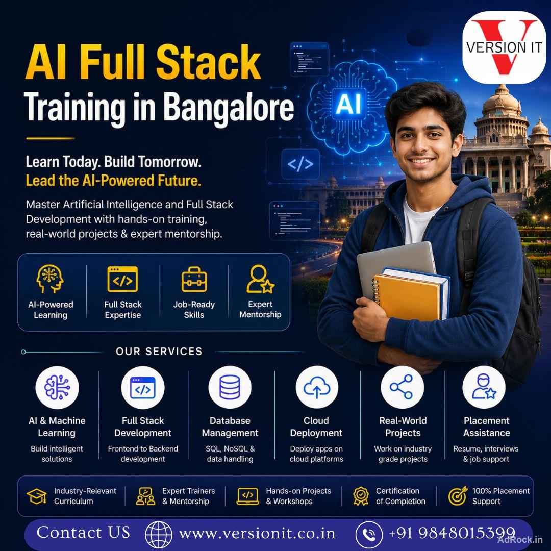 Upgrade Your Skills with AI Full Stack Training in Hyderabad Today