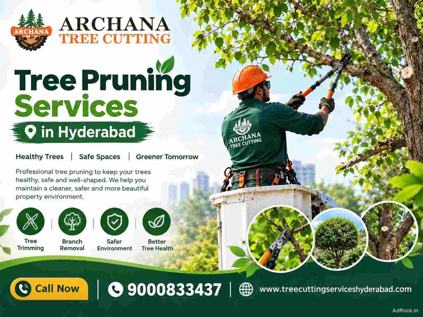 Tree Maintenance & Pruning Services Hyderabad | Archana Tree Cutting