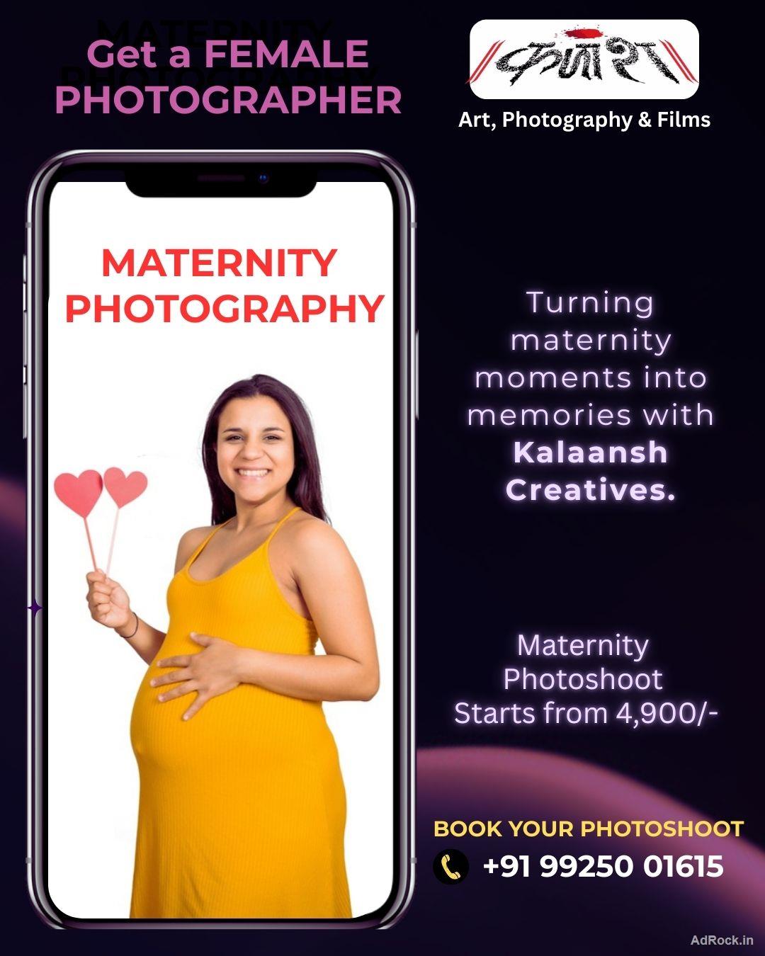 Kalaansh Creatives | Maternity Photography Services in Ahmedabad