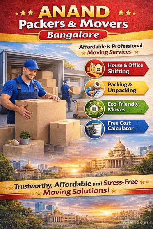 Best Packers and Movers in Bangalore | Anand Packers and Movers Bangalore