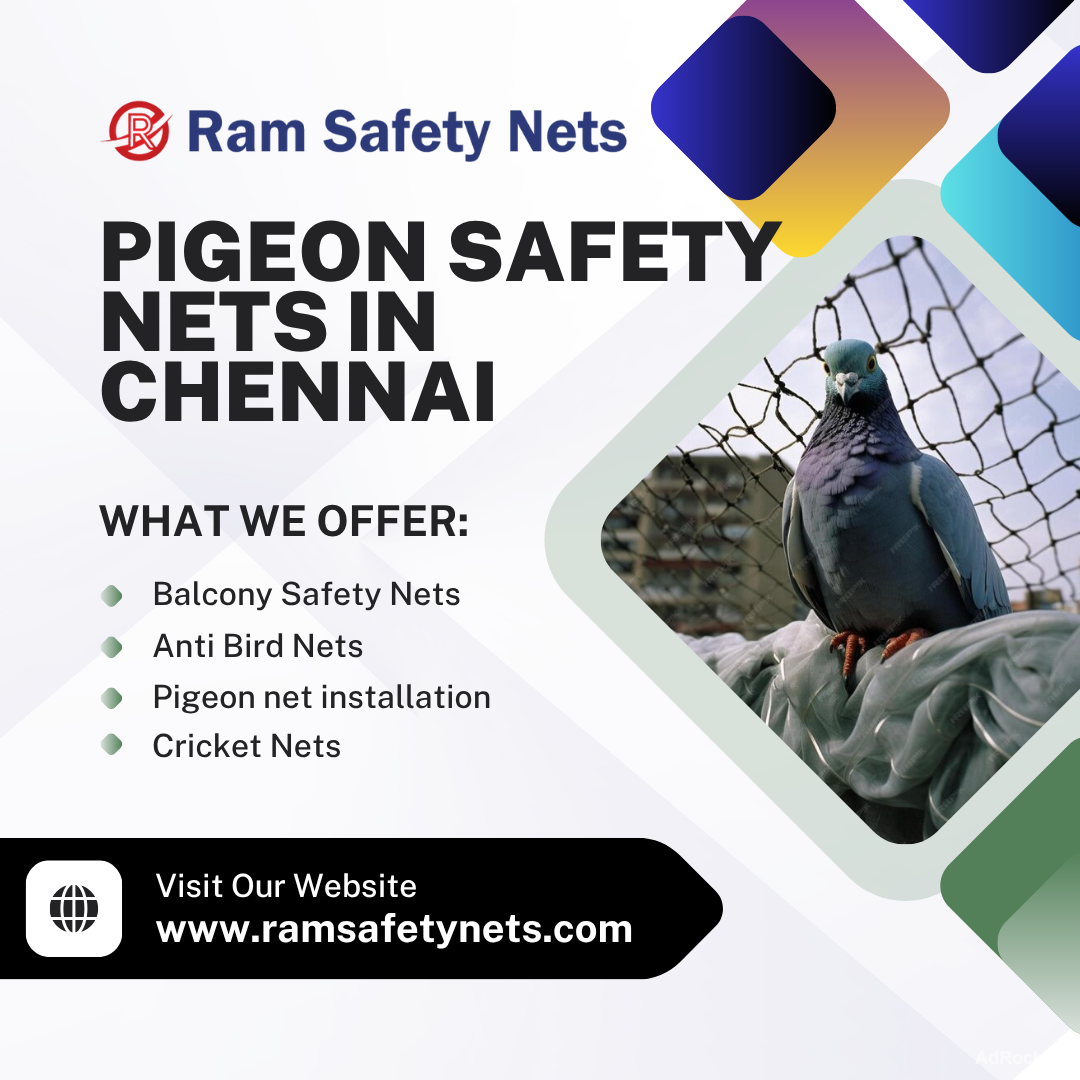 Pigeon Safety Nets in Chennai-by Ram Safety Nets