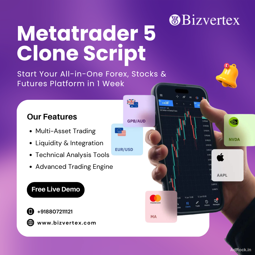 MetaTrader5 Clone Script - Start Your All-in-One Forex, Stocks & Futures Platform MetaTrader5 Clone Script - Start Your All-in-One Forex, Stocks & Futures Platform