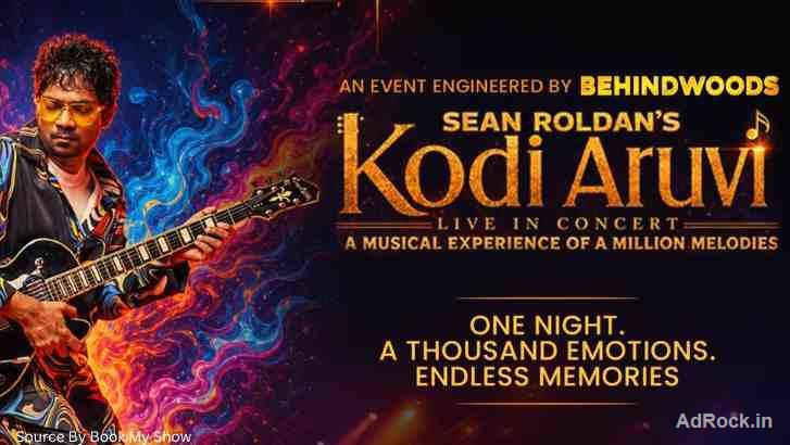 Sean Roldan Live Concert | Kodi Aruvi 2026 | Super Chennai