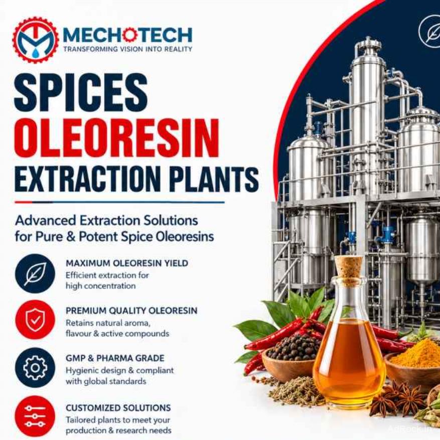 Spices Oleoresin Extraction Plants  | Mecho Tech