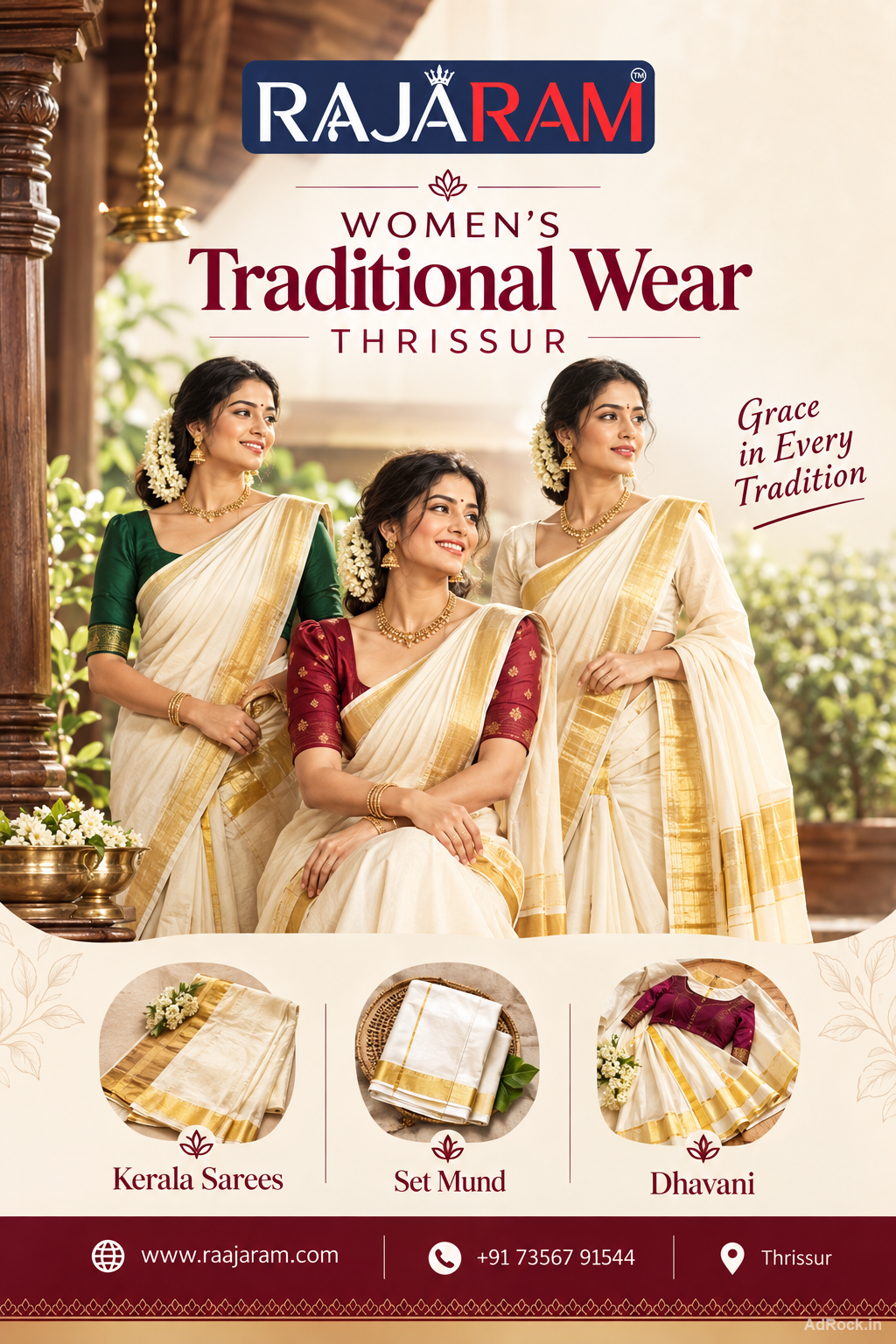 Raajaram - Women's traditional wear Thrissur