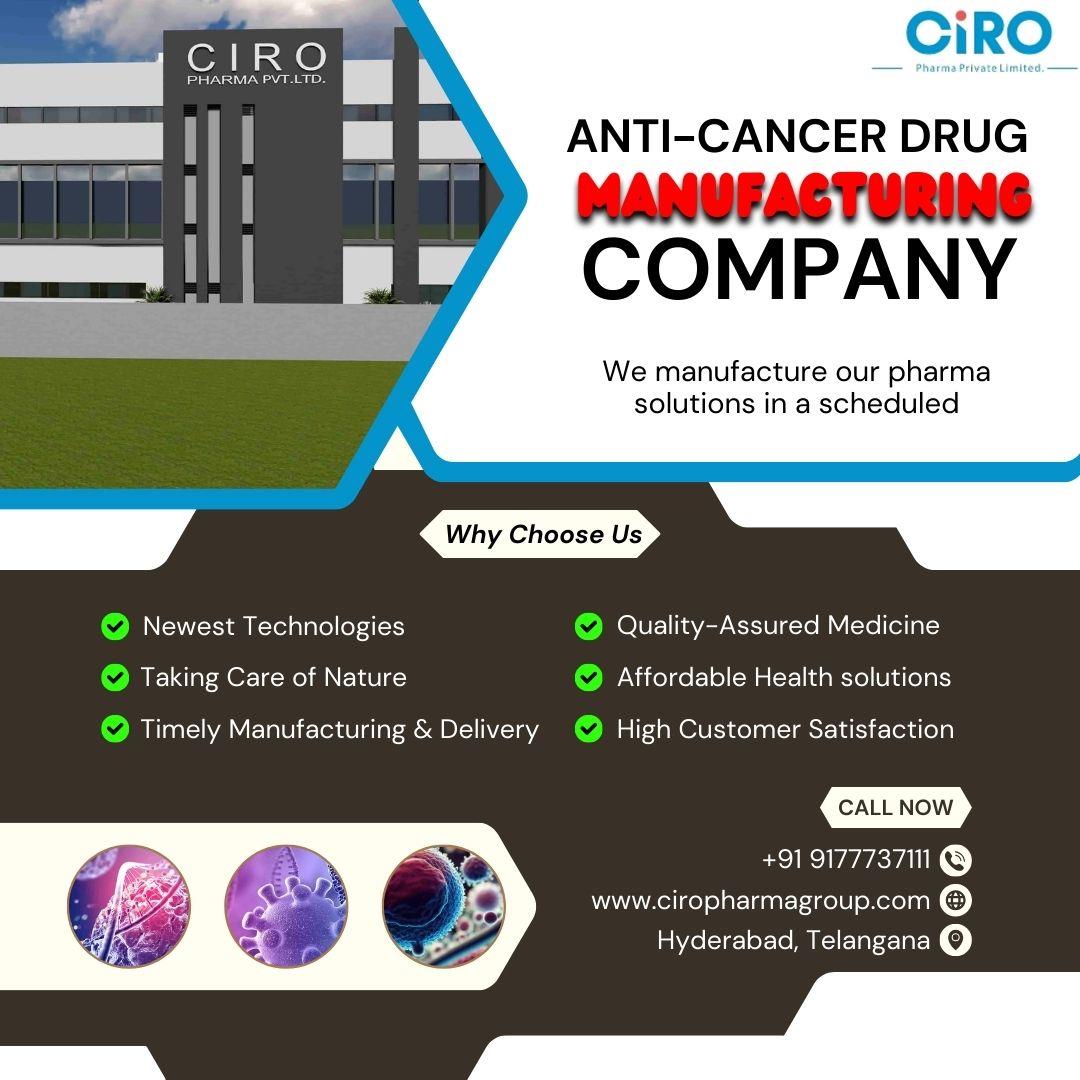 Top Anti-Cancer Drug Manufacturing Company in Hyderabad, India Top Anti-Cancer Drug Manufacturing Company in Hyderabad, India