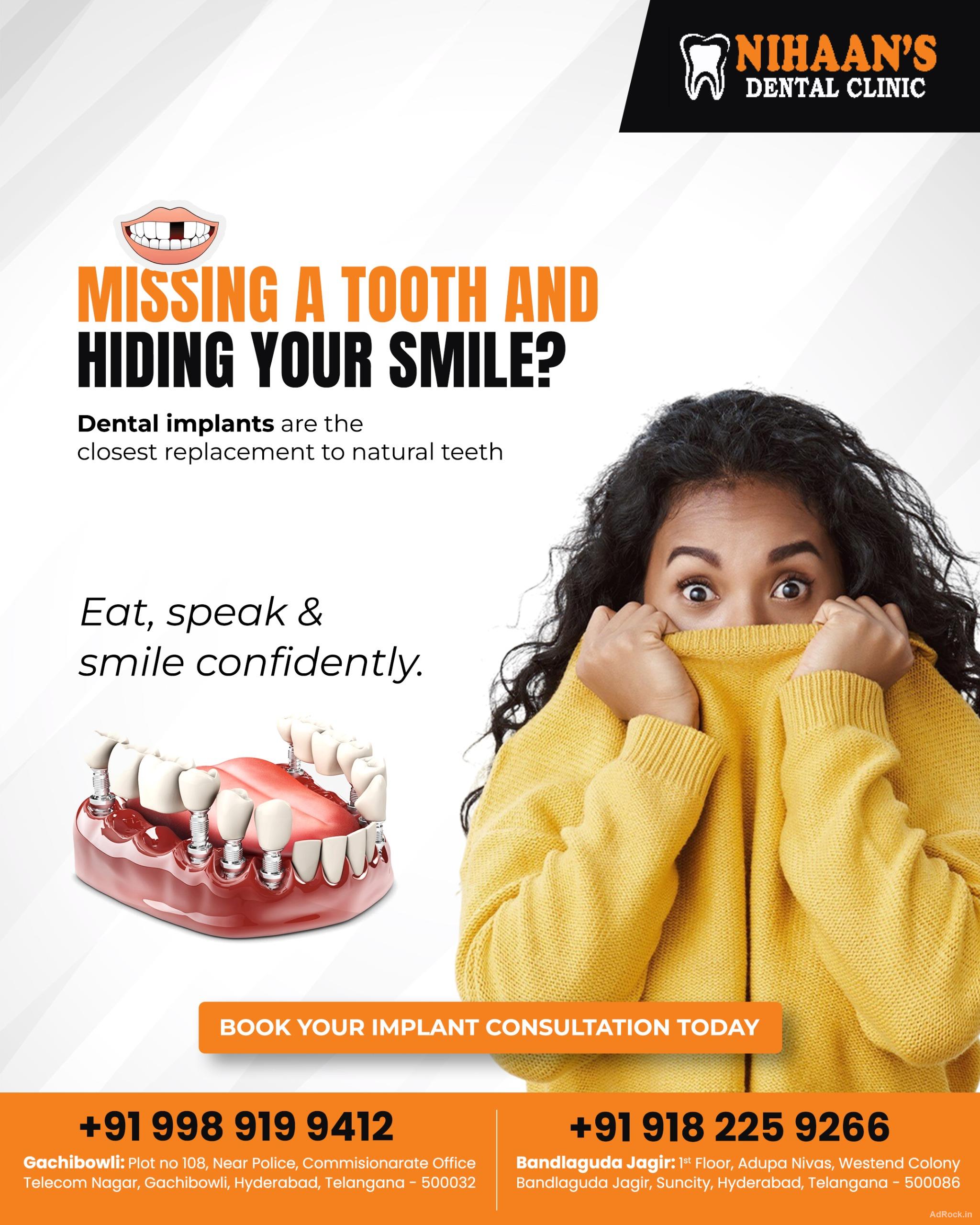 Dental Clinic in Gachibowli - Nihaan's Dental Clinic
