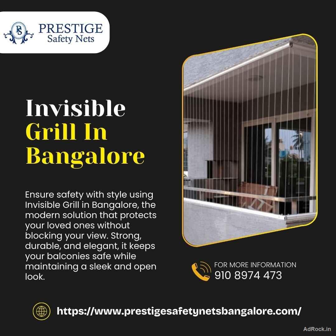 Invisible Grill in Bangalore – Secure & Stylish Balcony/Window Solution Invisible Grill in Bangalore – Secure & Stylish Balcony/Window Solution