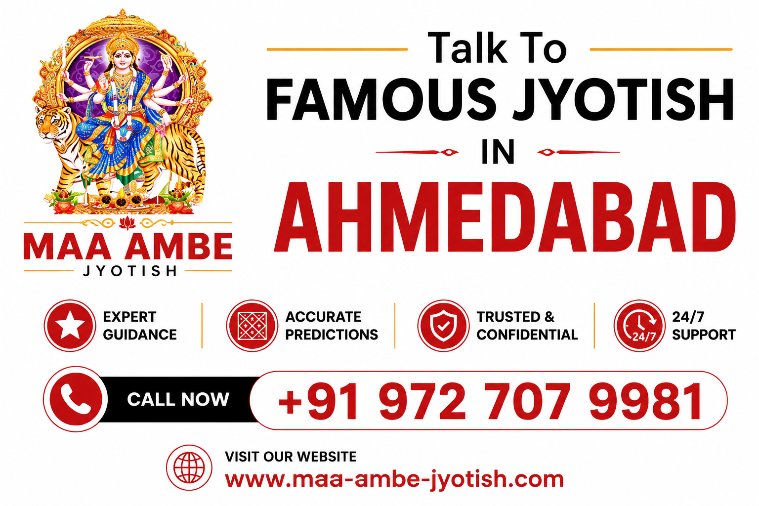 Talk To Famous Jyotish in Ahmedabad - Maa Ambe Jyotish