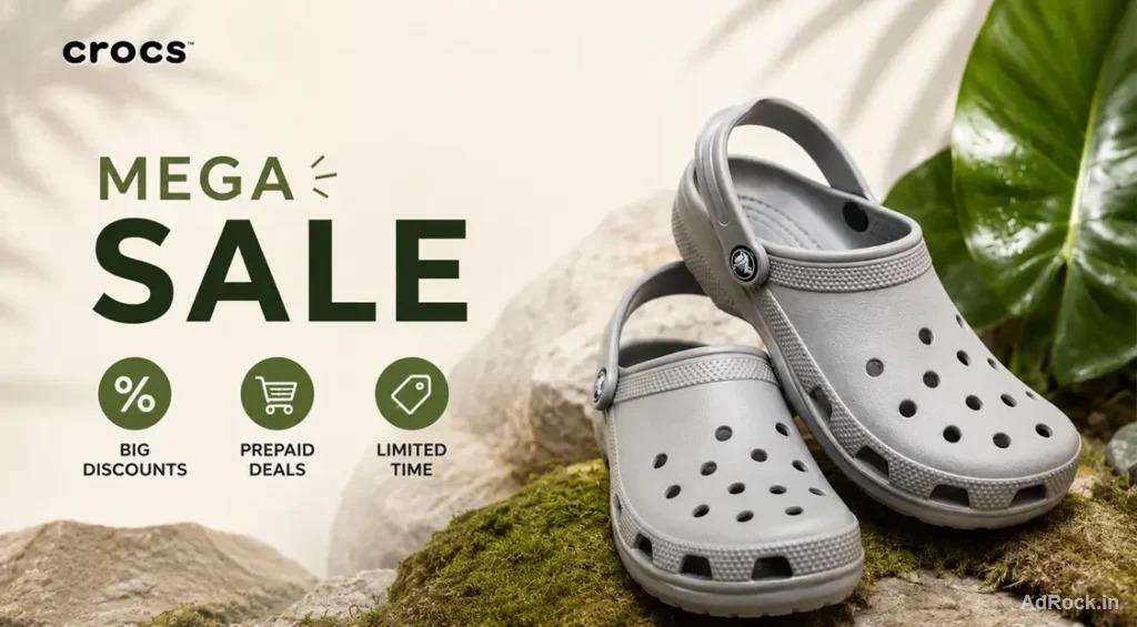  CROCS DISCOUNT CODE INDIA – SAVE UP TO 50% OFF + Extra 5%
