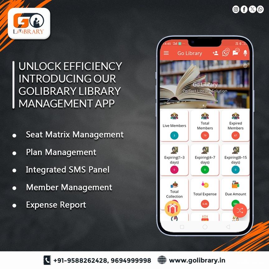 Golibrary — Automated Digital Library Manager App with Smart Features