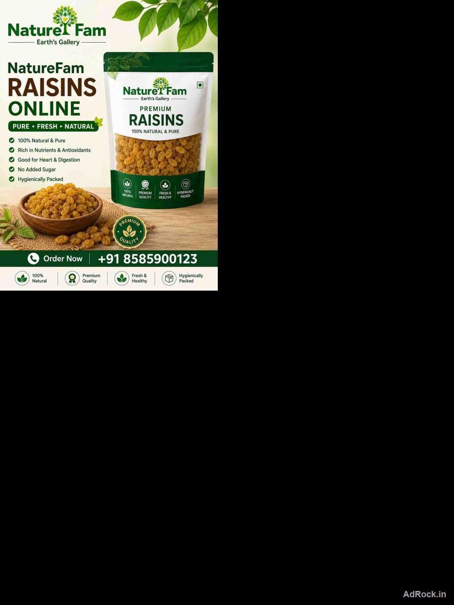 Naturefam Premium Raisins – Buy Online with Fast Delivery 
