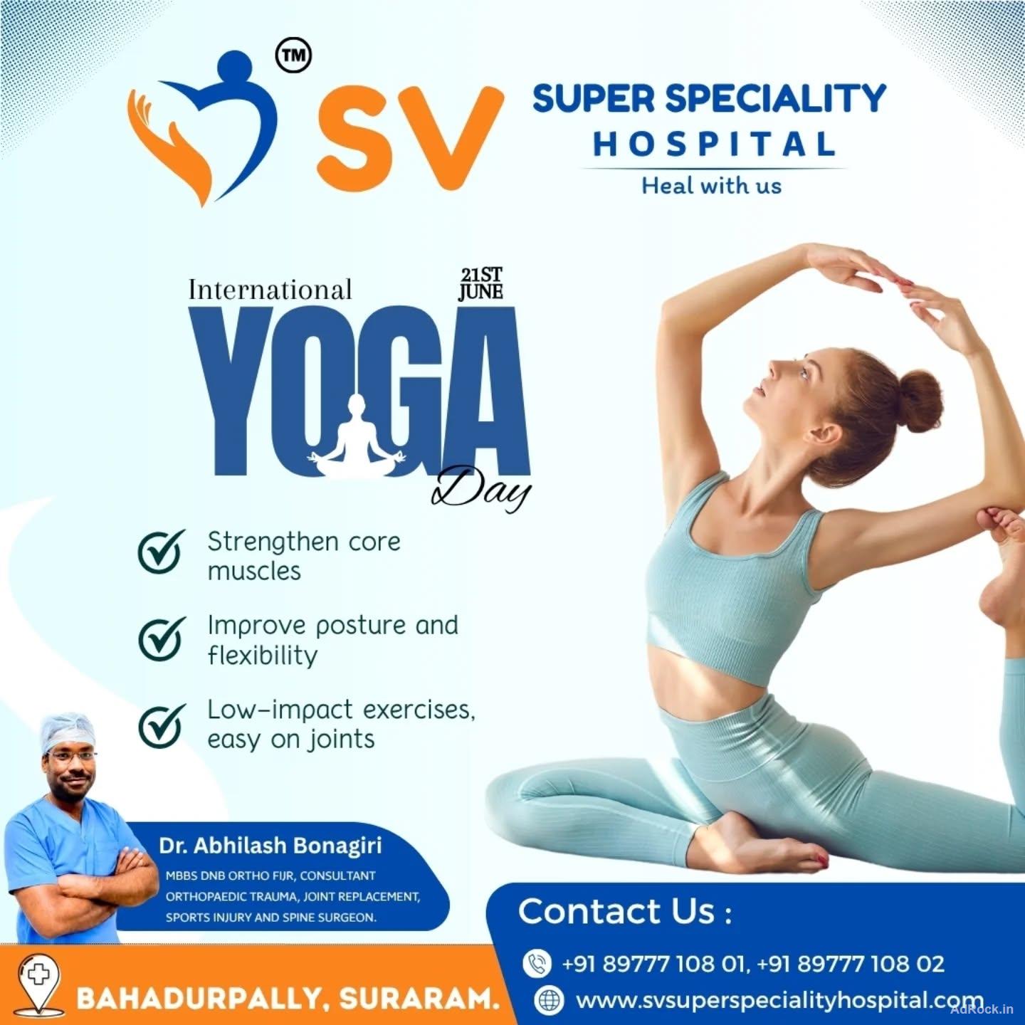 Best Multi-Speciality Hospital in Bahadurpally | SV Hospital