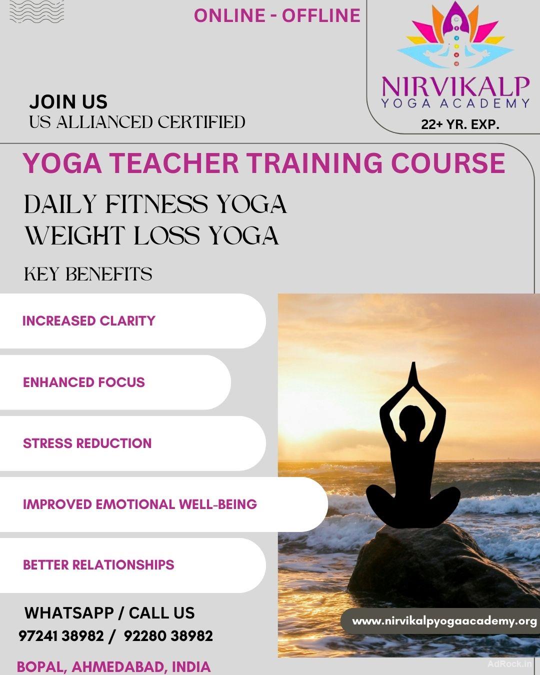 Nirvikalp Yoga Academy | Yoga Teacher Training Course in Ahmedabad