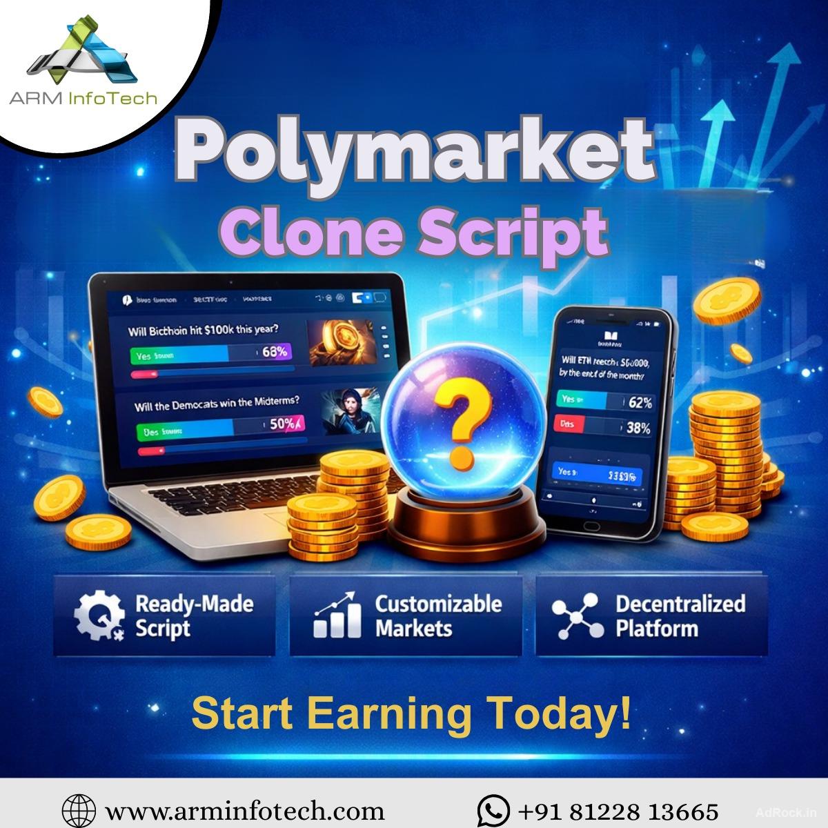 Launch a Decentralized Prediction Platform with Our Polymarket Clone Script