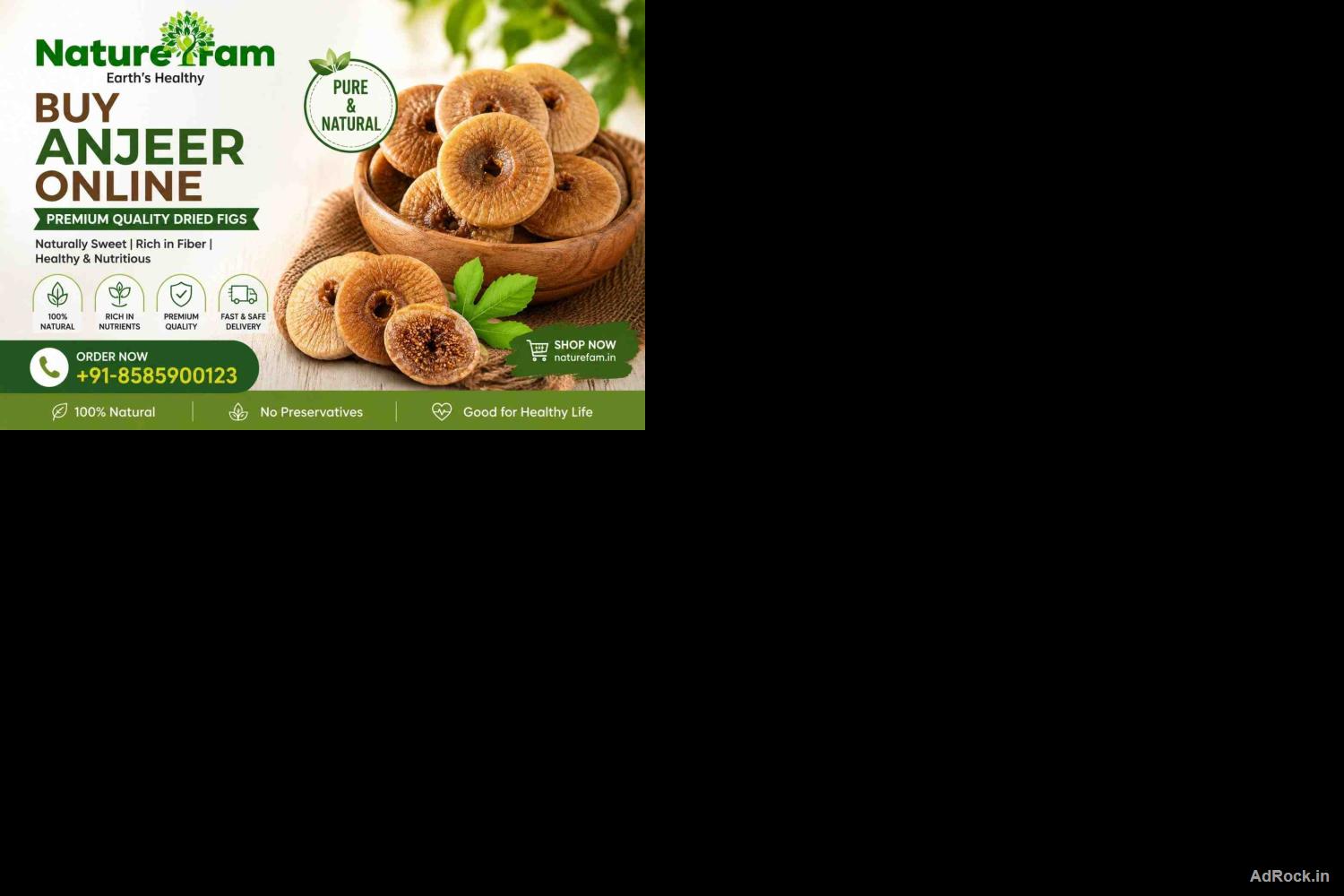 Buy Anjeer Online at Best Price | Premium Dried Figs – Naturefam 