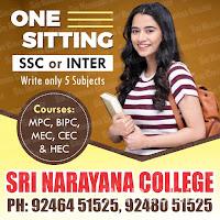 Intermediate one sitting in Hyderabad