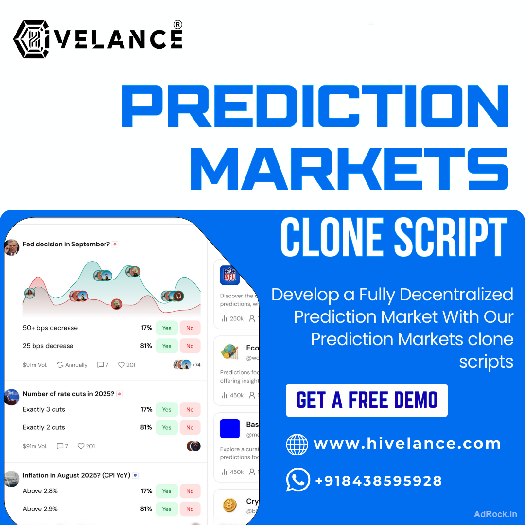 Prediction Market Clone Script Meets Smart Contracts – Request Free Demo Today