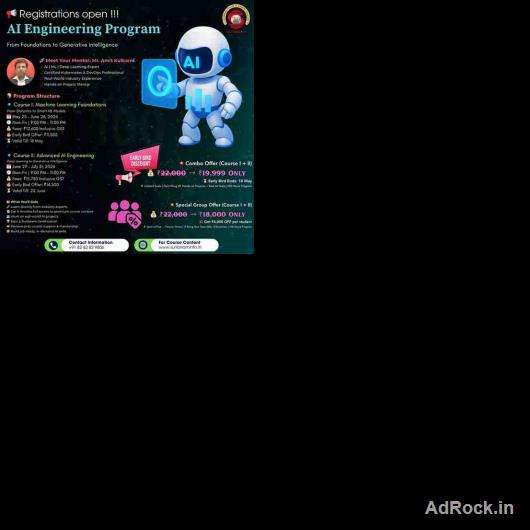AI Engineering Course in Pune | Machine Learning, Deep Learning & Generative AI Training