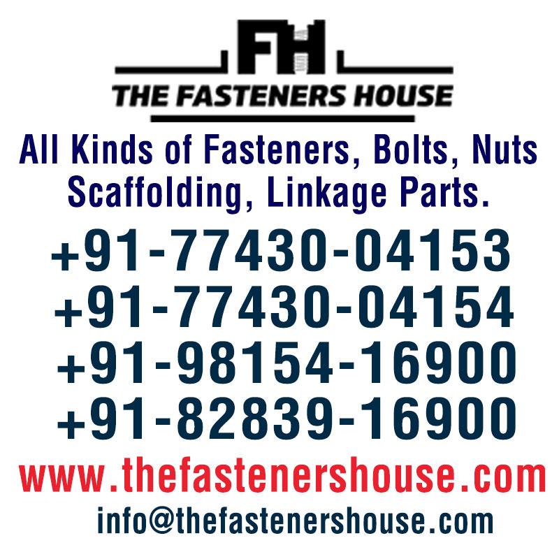 Fasteners Bolts Nuts Threaded Rods manufacturer exporter in India https://www.thefastenershouse.com +917743004..