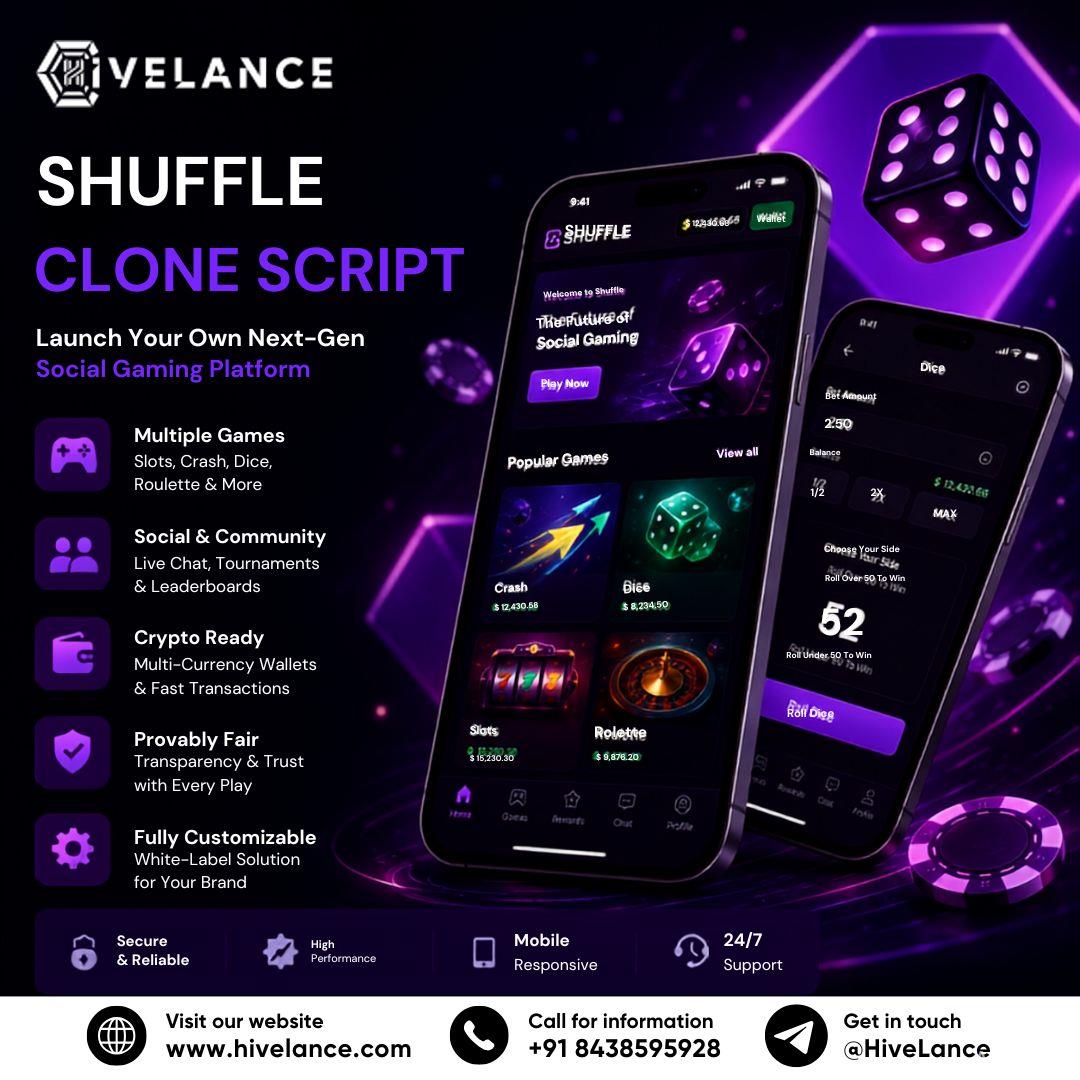 Shuffle Clone Script: A Complete Solution for Modern Crypto Casino Platform Development