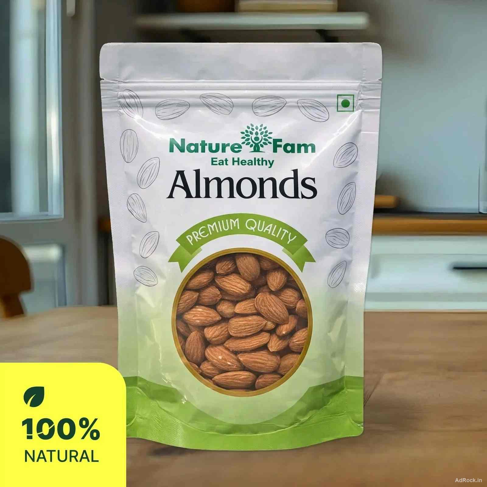 Badam Rate Today & Buy Almond and Nuts Online | Naturefam