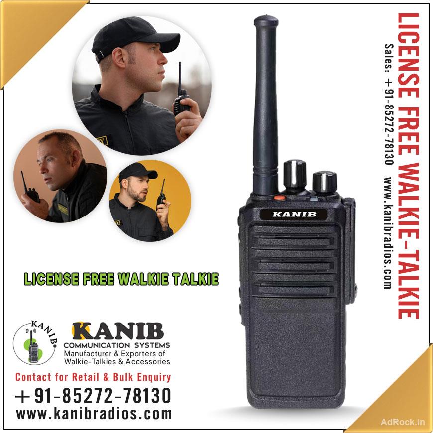 License Free Walkie Talkie  & Accessories suppliers dealers sellers in India Delhi https://www.kanibradios.com..