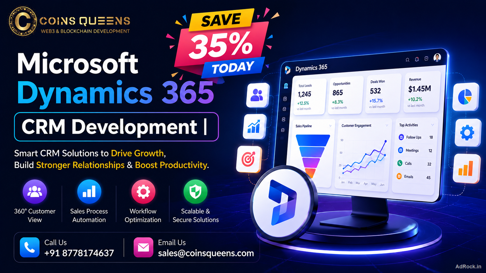Microsoft Dynamics 365 CRM Development | Save 35% Today