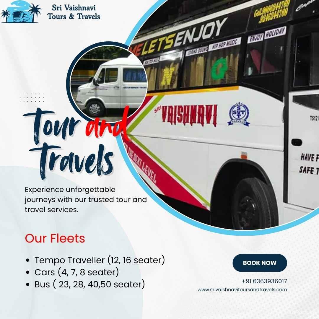 12 Seater Tempo Traveller in Hyderabad – Sri Vaishnavi Tours & Travels
