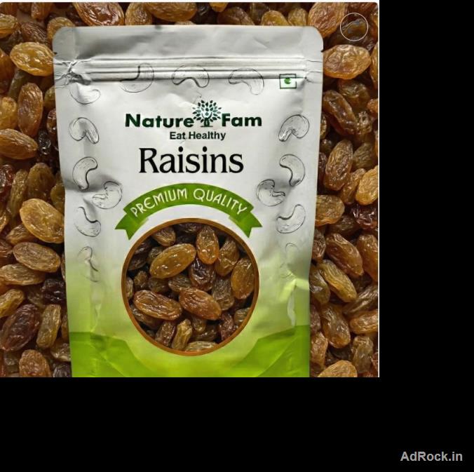 NatureFam Raisins 200g | Premium Kishmish, Fresh & Naturally Sweet