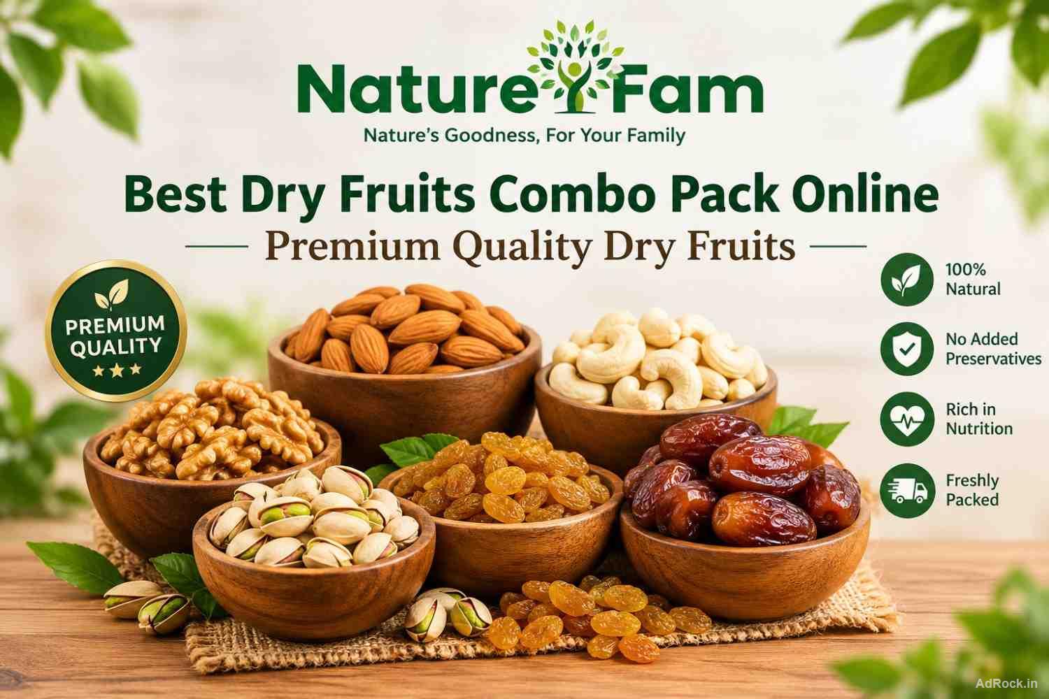 Best Dry Fruits Combo Pack Online | Premium Quality Dry Fruits – Naturefam