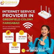 Best Internet Service in Greenfield Colony Faridabad – Gigmax