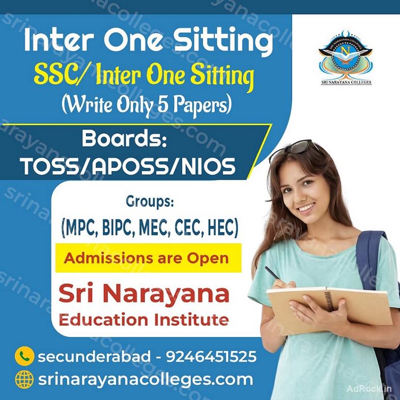 Inter One Sitting College in Hyderabad