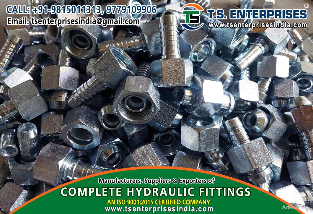 hydraulic hose pipe fittings manufacturers suppliers in india +91 9815011313 www.tsenterprisesindia.com