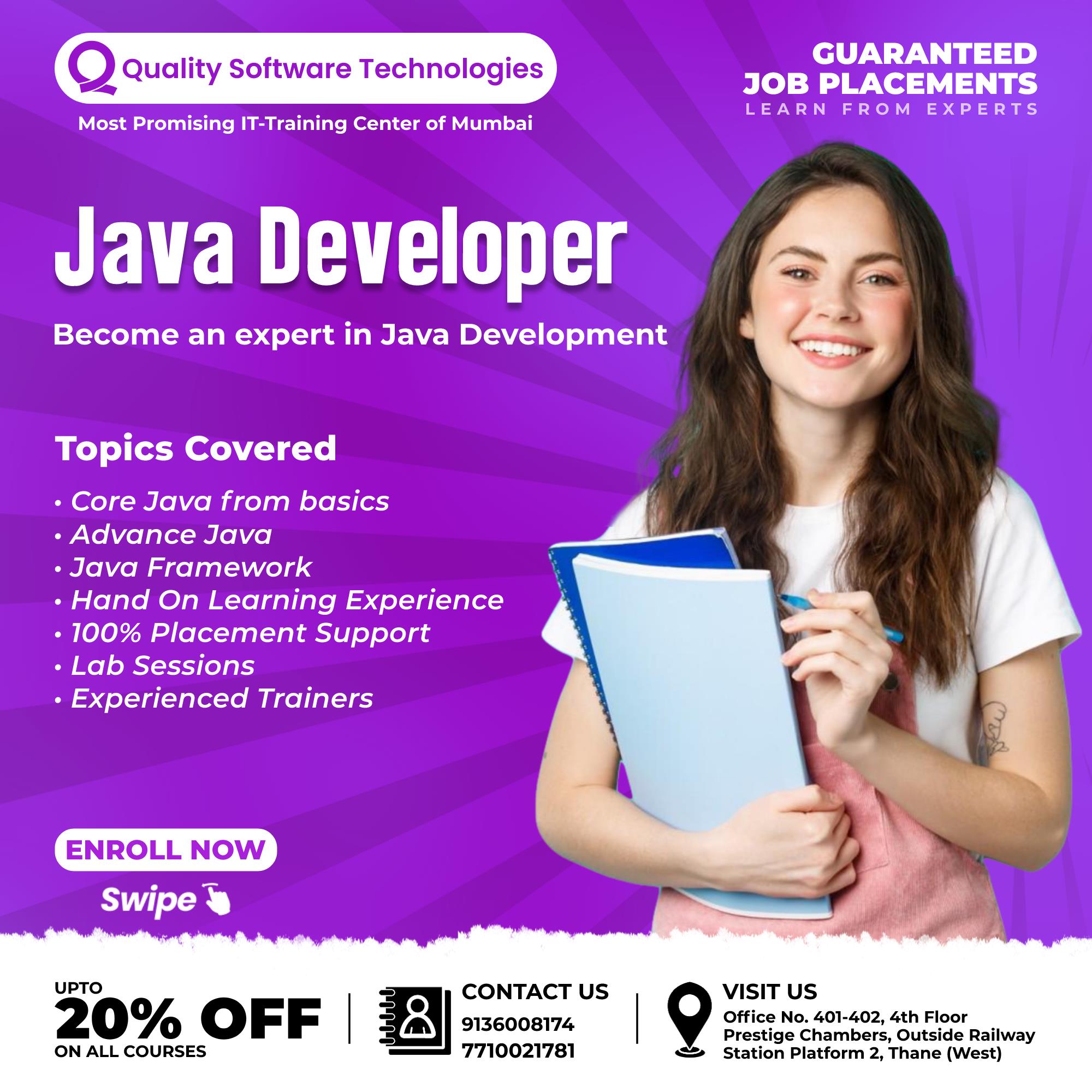 Best Java Trainings in Thane – Quality Software Technologies