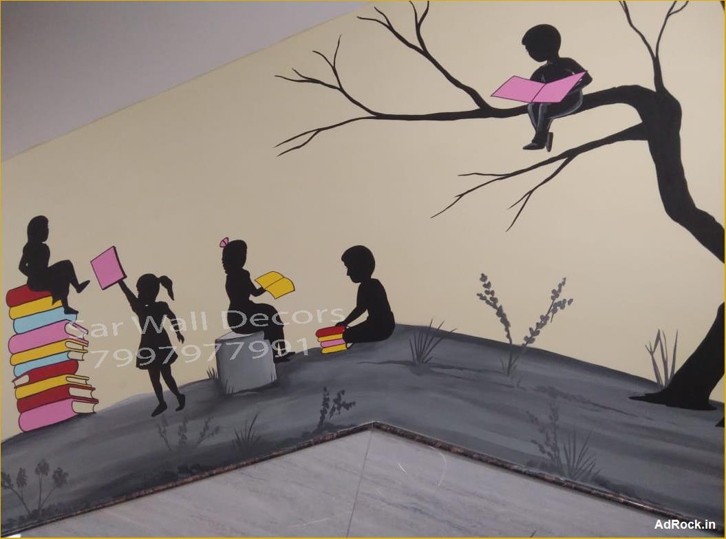 Nursery School Wall Painting Hyderabad