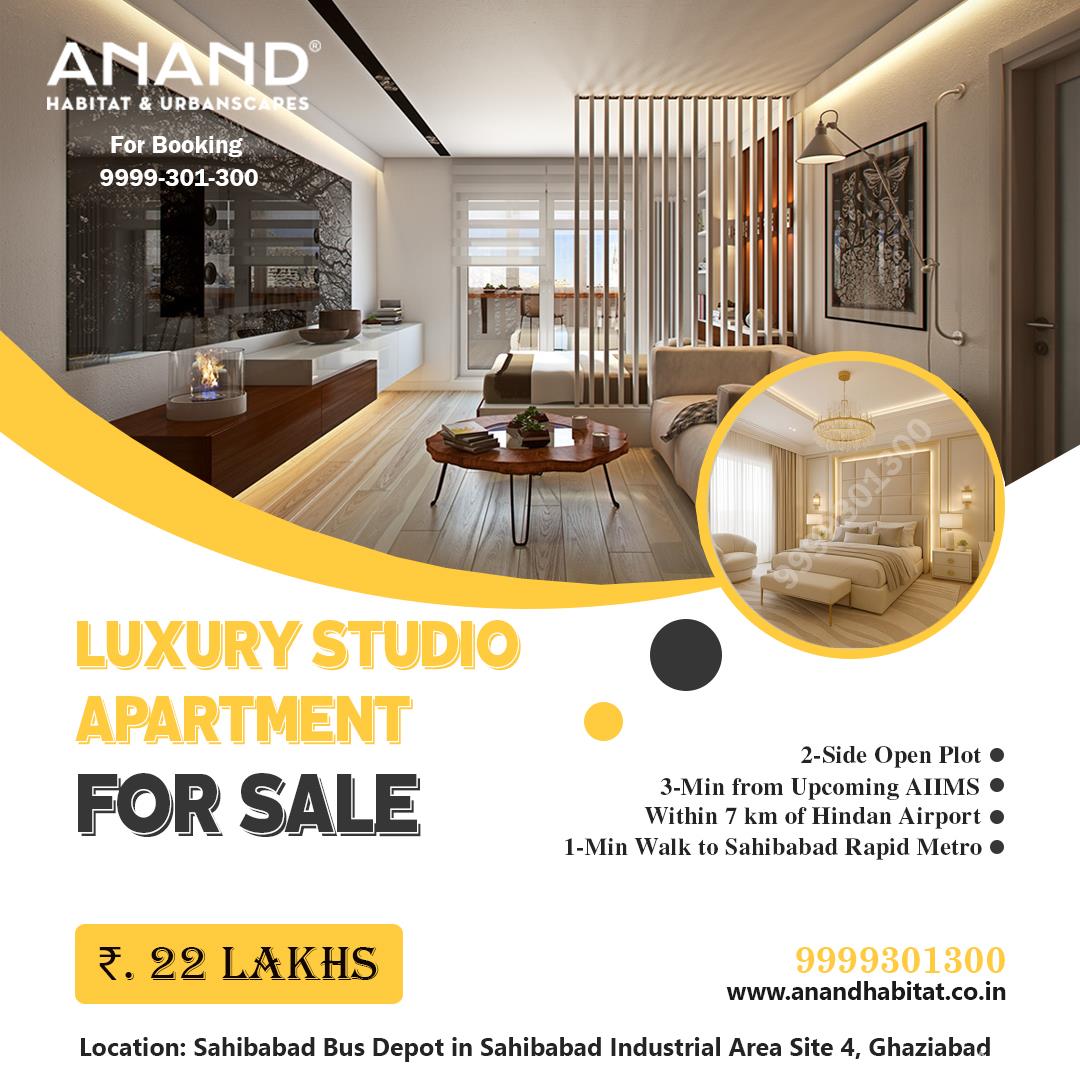 Service Apartment for sale in AN Anand Habitat Sahibabad Depot